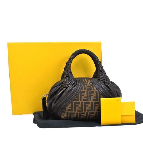 fendi shopping bag zucca|how to authenticate Fendi handbag.